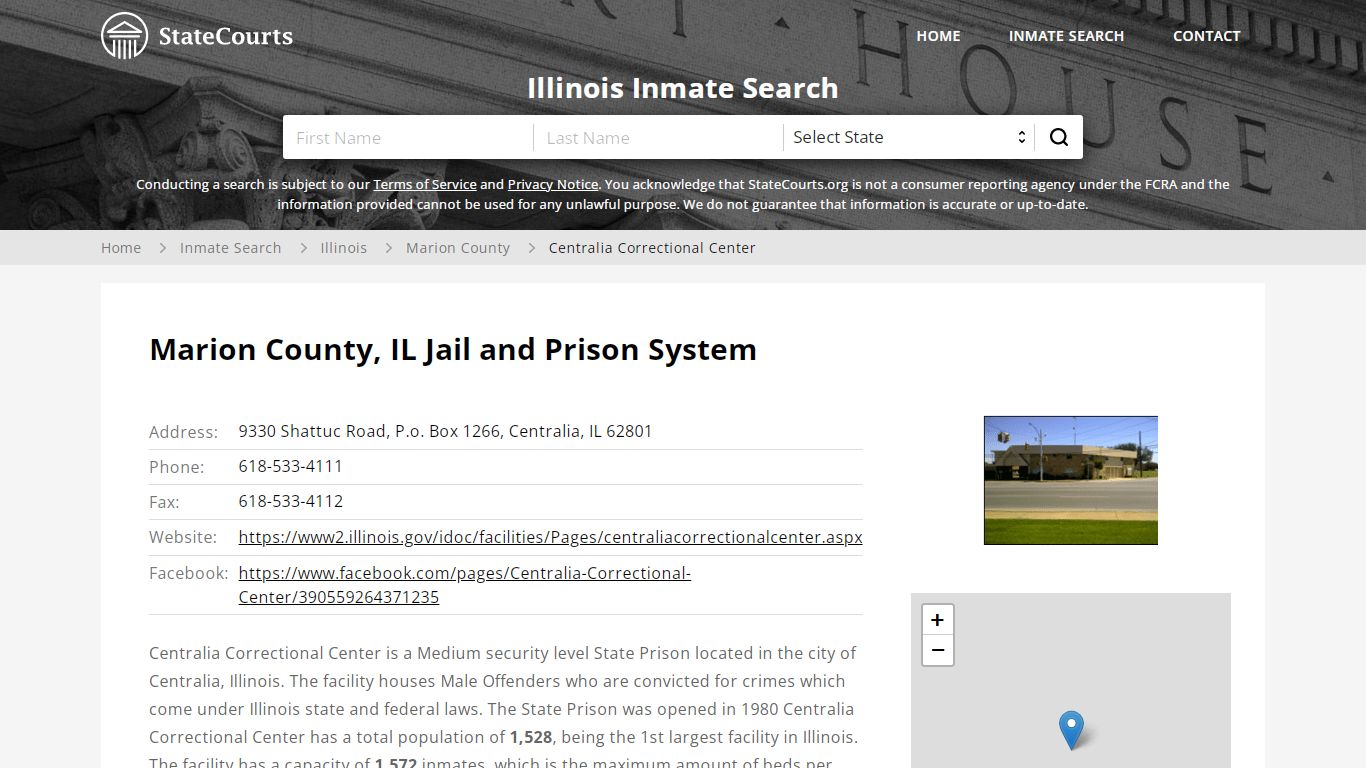 Centralia Correctional Center Inmate Records Search ...